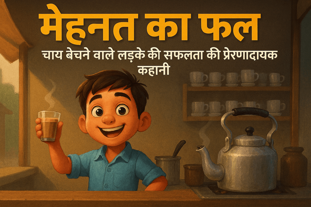 मेहनत का फल: चाय बेचने वाले लड़के की सफलता की प्रेरणादायक कहानी | Motivational Story in Hindi