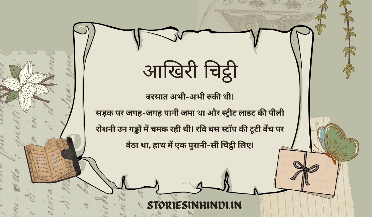 आखिरी चिट्ठी | Stories In Hindi