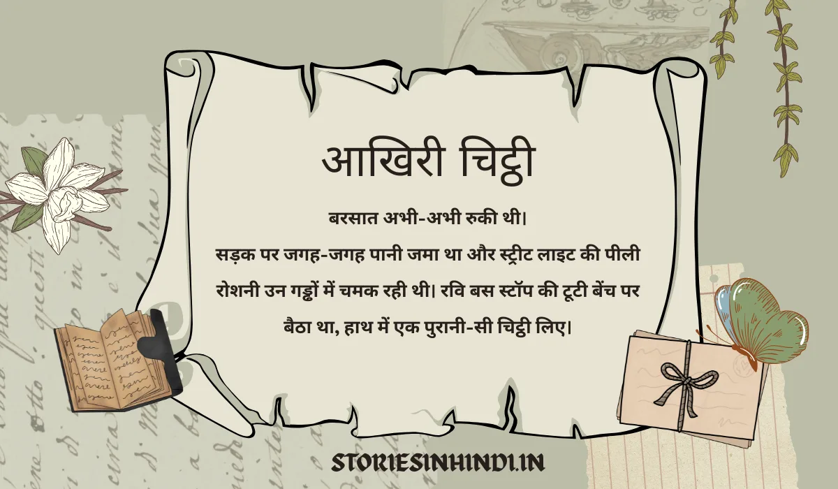 आखिरी चिट्ठी | Stories In Hindi