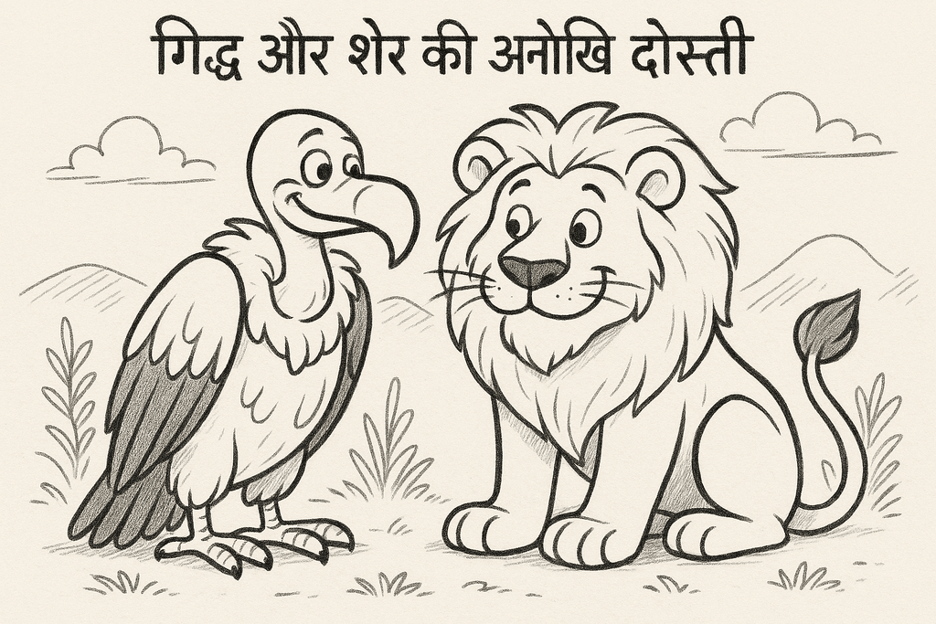 गिद्ध और शेर की अनोखी दोस्ती